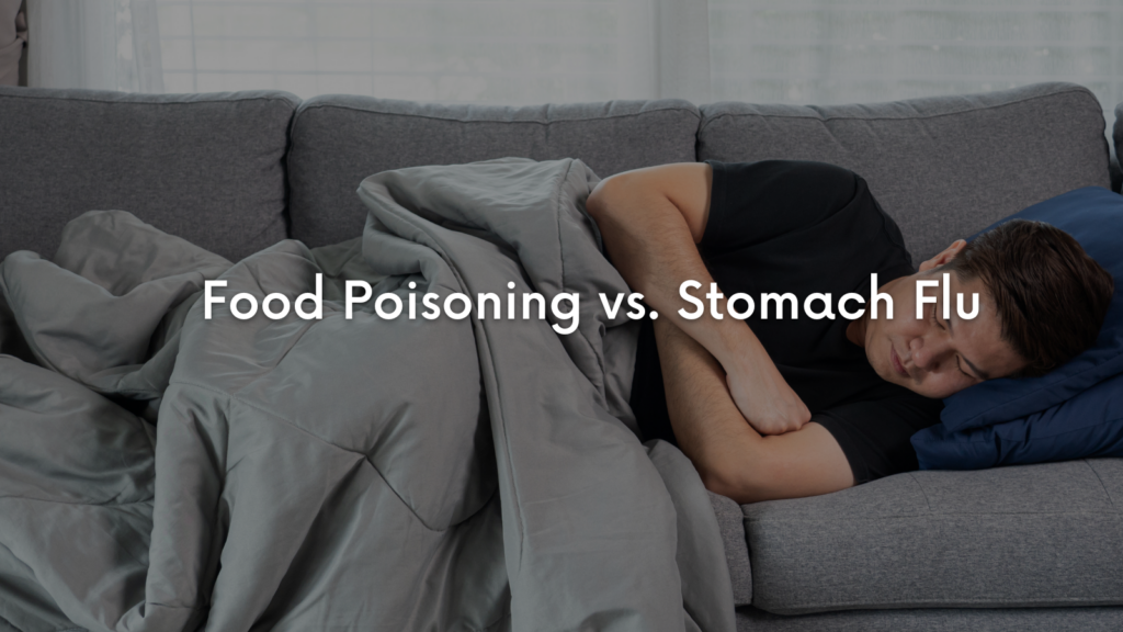 stomach flu vs food poisoning